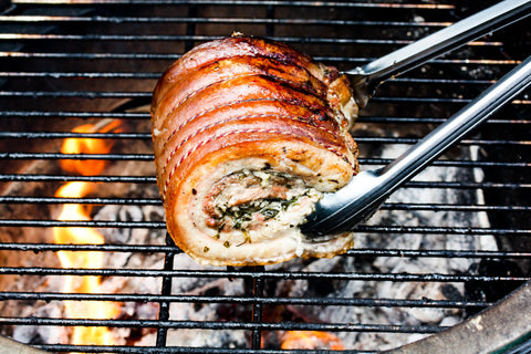 Baambrugs big porchetta van de barbecue