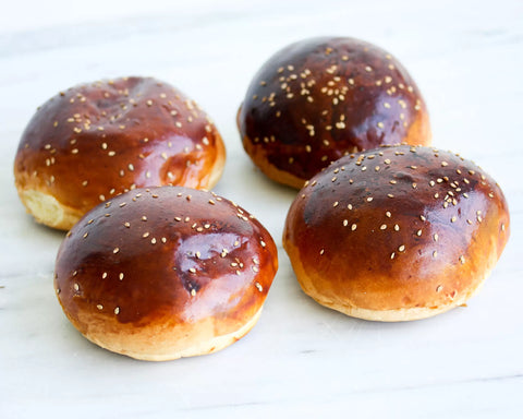 Brioche hamburgerbroodjes