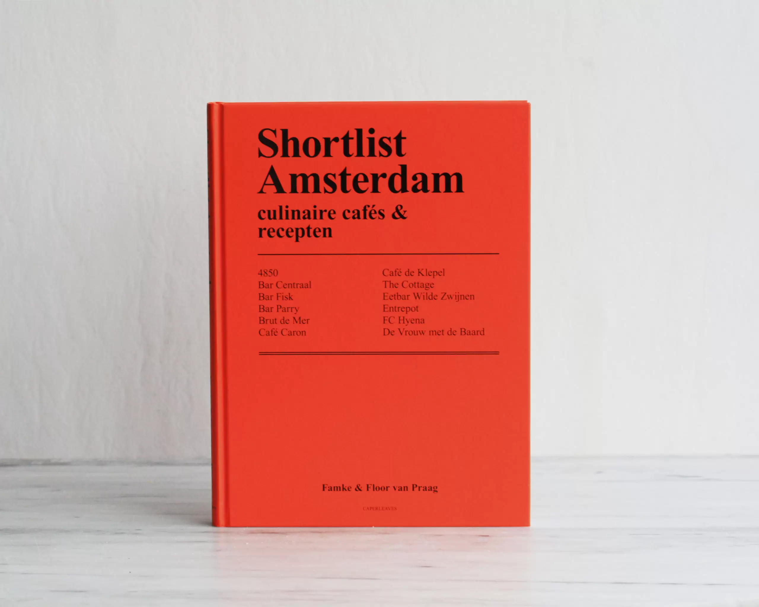 Kookboek:  Shortlist Amsterdam 2