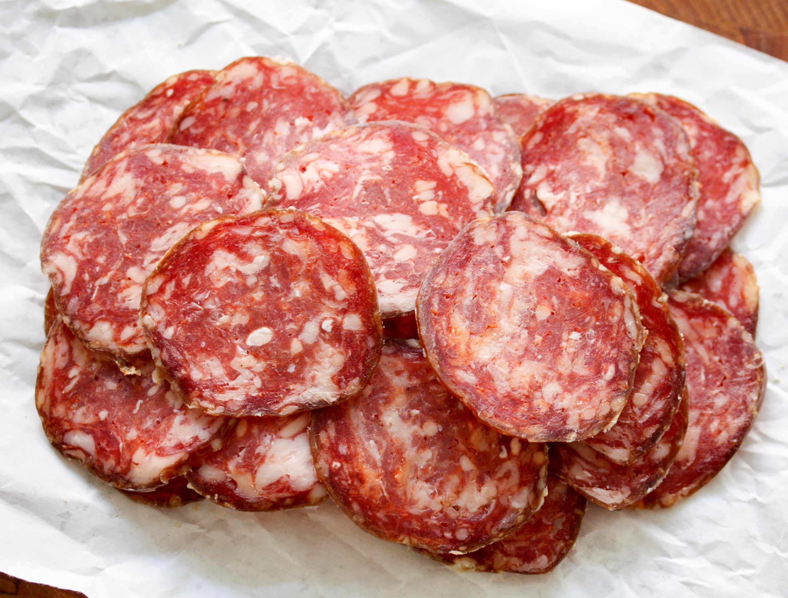 Gesneden Gasconne salami